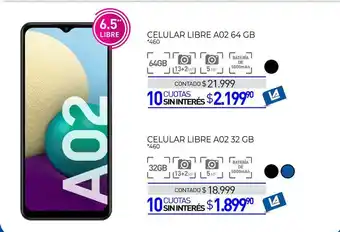 La Anonima Celular Libre Ao2 64gb , Celular Libre Ao2 32gb oferta