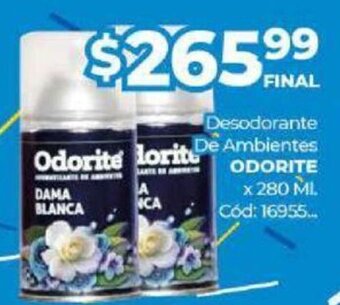 Diarco Odorite Desodorante De Ambientes x 280 ml oferta
