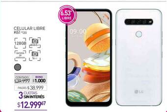 La Anonima Celular Libre K61 oferta