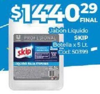 Diarco Skip Jabón Líquido Botella x 5 Lt. oferta