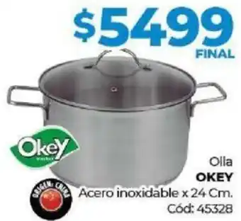 Diarco Okey Olla Acero Inoxidable x 24 cm oferta