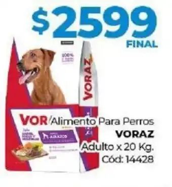 Diarco Voraz Alimento Para Perros Adulto x 20 kg. oferta