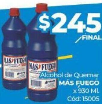 Diarco Más Fuegó Alcohol de Quemar x 930 ml oferta