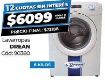Diarco Drean Lavarropas oferta