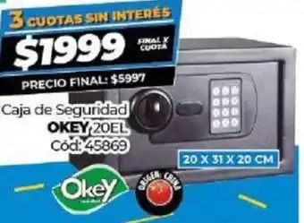 Diarco Okey Caja de Seguridad 20EL oferta