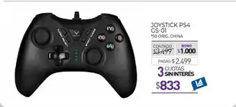 La Anonima Joystick Ps4 Gs-01 oferta