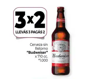 La Anonima Buweiser Cerveza Sin Retorno 3x2 Llevás 3 Pagás 2 x 710cc oferta
