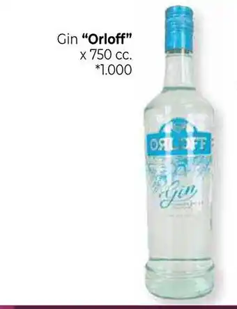 La Anonima Orloff Gin x 750cc oferta