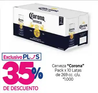La Anonima Corona Cerveza Pack X 10 Latas oferta