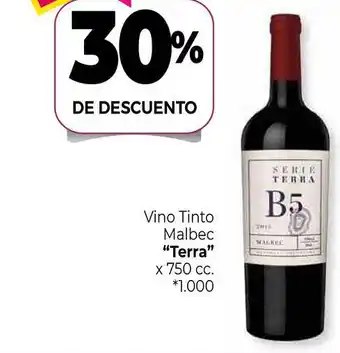 La Anonima Vino Tino Malbec Terra x 750cc oferta