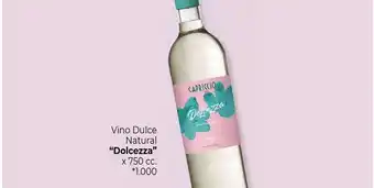 La Anonima Dolcezza Vino Dulce Natural x 750cc oferta