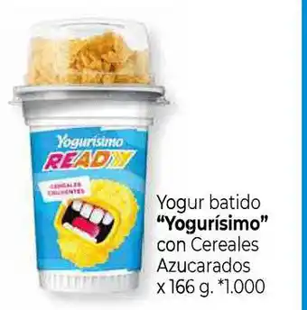 La Anonima Yogur Batido Yogurísimo Con Cerelaes Azucarados x 166g oferta
