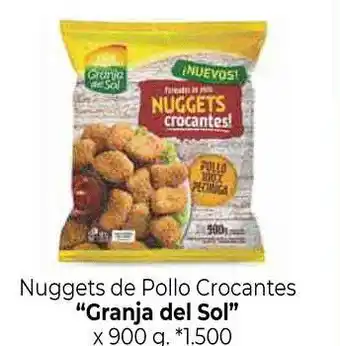 La Anonima Nuggets De Pollo Crocantes Granja Del Sol x 900g oferta