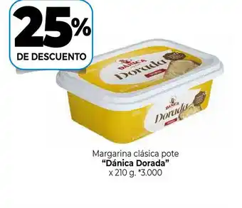 La Anonima Dánica Dorada Margarina Clásica Pote x 210g oferta