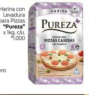 La Anonima Pureza Harina Con Levadura Para Pizzas x 1kg oferta
