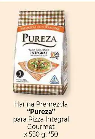La Anonima Gourmet Harina Premezcla Pureza Para Pizza Integral x 550g oferta