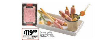 La Anonima Fiambre Cocido De Cerdo Feteado oferta