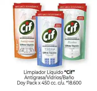 La Anonima CIF Limpiador Líquido 450cc oferta