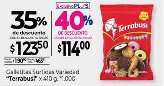 La Anonima Terrabusi Galletitas Surtidas Variedad x 410g oferta