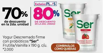 La Anonima Ser Yogur Descremado Firme Con Probióticos oferta