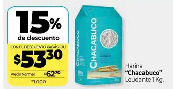 La Anonima Chacabuco Harina 1kg oferta