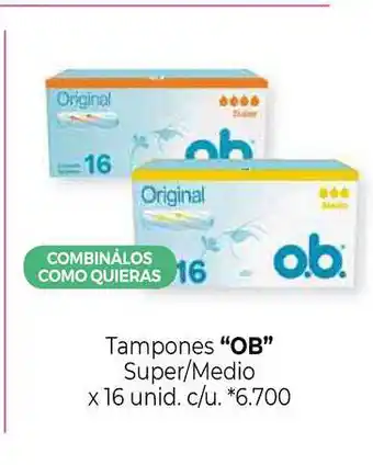 La Anonima OB Tampones oferta
