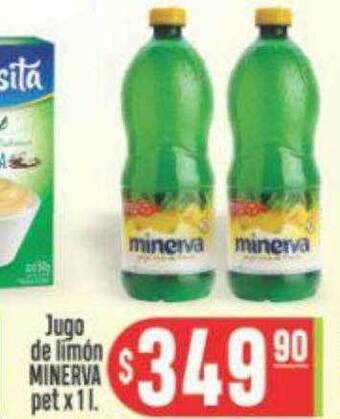 Supermercados Caracol Jugo De Limón Minerva oferta