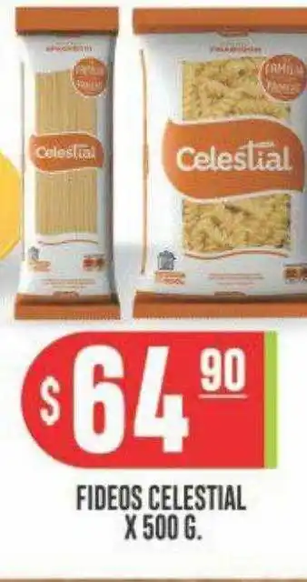 Supermercados Caracol Fideos Celestial oferta