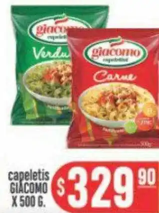 Supermercados Caracol Capeletis Giacomo oferta