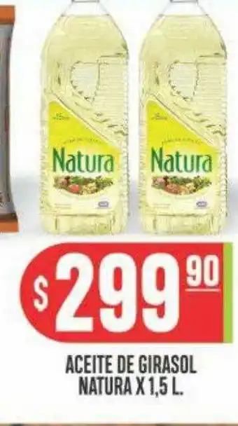 Supermercados Caracol Aceite De Girasol Natura oferta