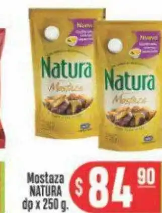 Supermercados Caracol Mostaza Natura oferta
