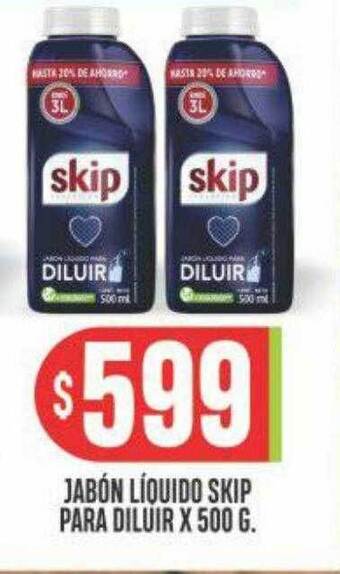 Supermercados Caracol Jabón Líquido Skip Para Diluir oferta