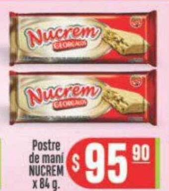 Supermercados Caracol Postre De Mani Nucrem oferta