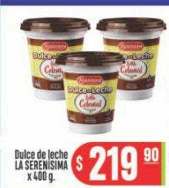 Supermercados Caracol Dulce De Leche La Serenisima oferta