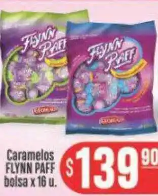 Supermercados Caracol Caramelos Flynn Paff Bolsa oferta