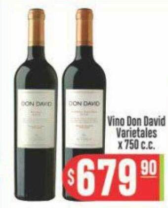 Supermercados Caracol Vino Don David Varietales oferta