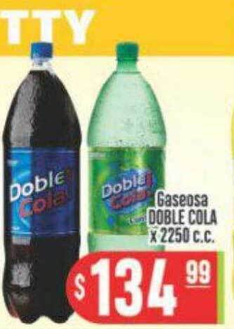 Supermercados Caracol Gaseosa Doble Cola oferta