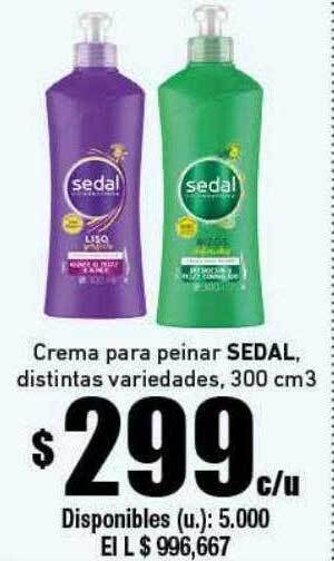 Cooperativa Obrera Crema Para Peinar Sedal oferta