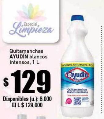 Cooperativa Obrera Quitamanchas Ayudín Blancos Intensos oferta
