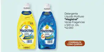 La Anonima Magistral Detergente Líquido Multiuso x 500cc oferta