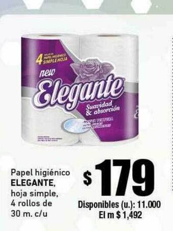 Cooperativa Obrera Papel Higiénico Elegante oferta