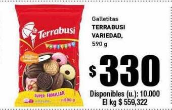 Cooperativa Obrera Galletitas Terrabusi Variedad oferta