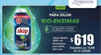 Cooperativa Obrera Jabón Líquido Skip Con Bioenzimas Para Diluir oferta