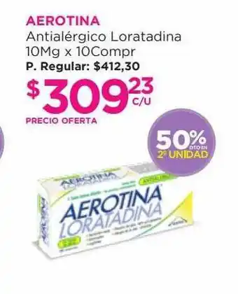 Punto de Salud Aerotina Antialérgico Loratadina 50% Dto En 2° Unidad oferta
