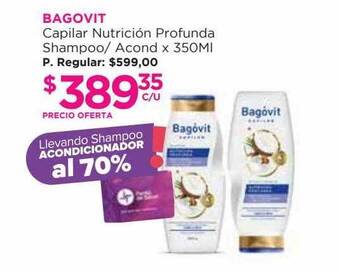 Punto de Salud Bagovit Capilar Nutrición Profunda Shampoo Acond oferta