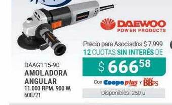 Cooperativa Obrera Amoladora Angular Daewoo oferta