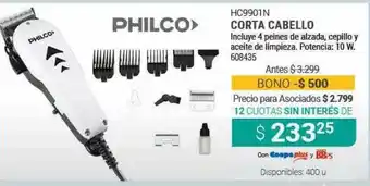 Cooperativa Obrera Philco Corta Cabello oferta