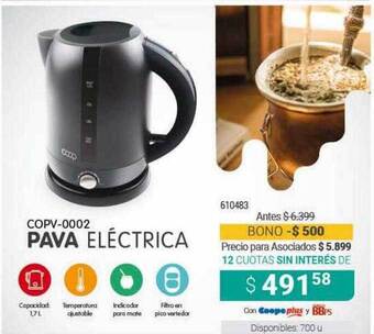 Cooperativa Obrera Pava Eléctrica oferta