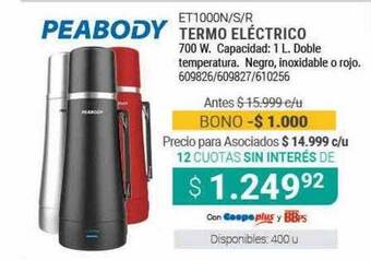 Cooperativa Obrera Termo Eléctrico Peabody oferta