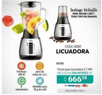 Cooperativa Obrera Licuadora oferta